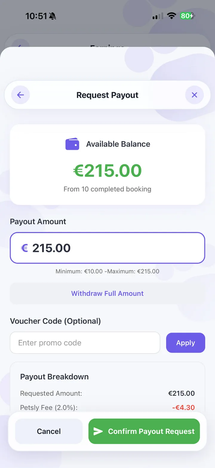 Petsly org payouts (placeholder)